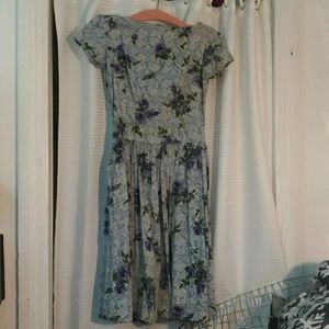 Vintage 50s Floral Dress